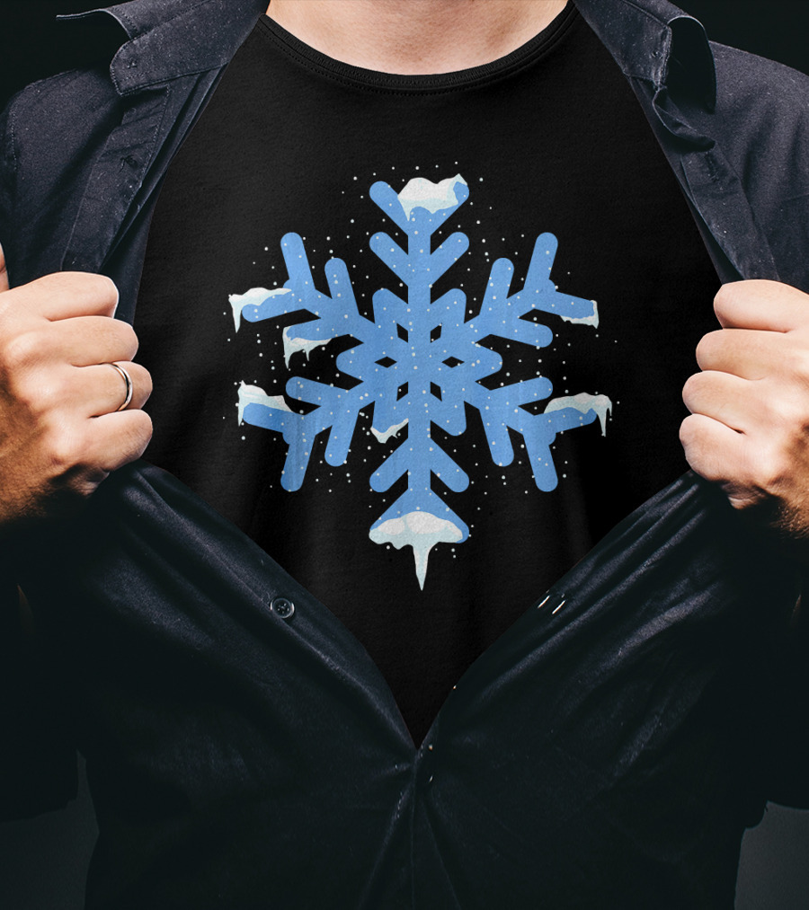 Snowflake Christmas Winter Cold Snowflake T-Shirt