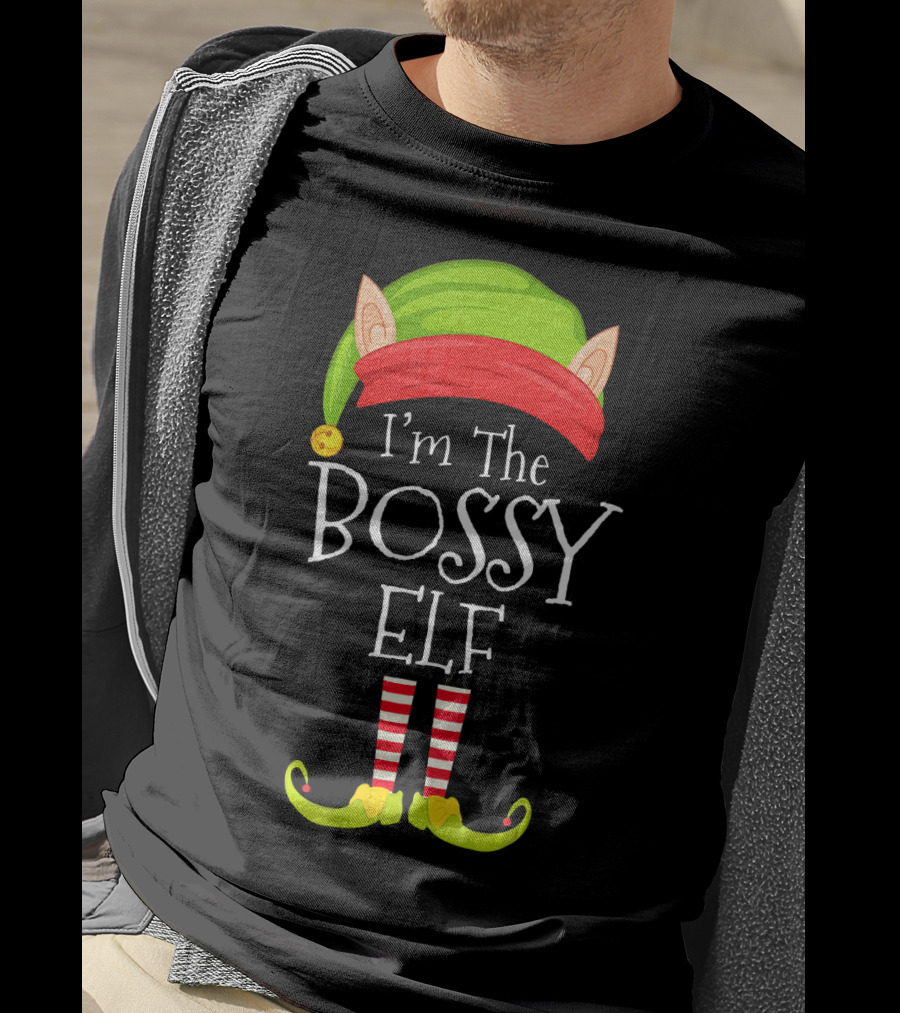 I'm The Bossy Elf Christmas T-Shirt