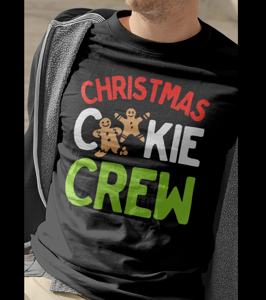 Christmas Cookie Crew With Gingerbread Iconic Festive T-Shirt