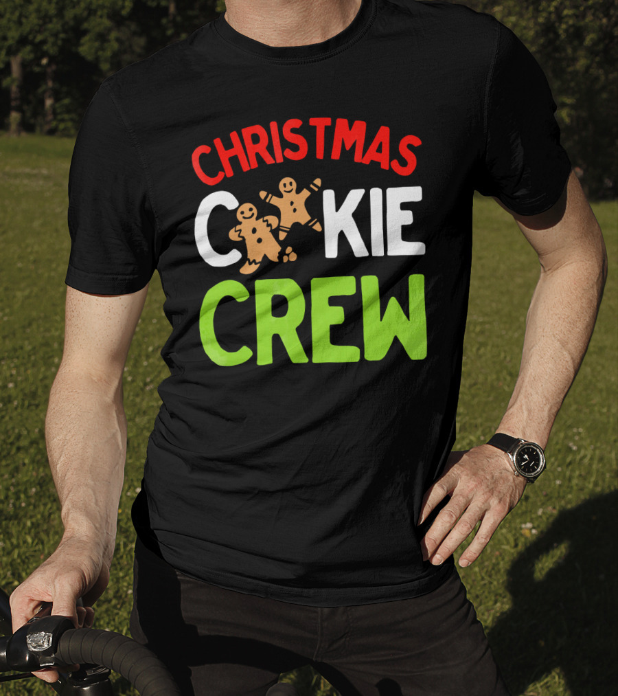 Christmas Cookie Crew With Gingerbread Iconic Festive T-Shirt