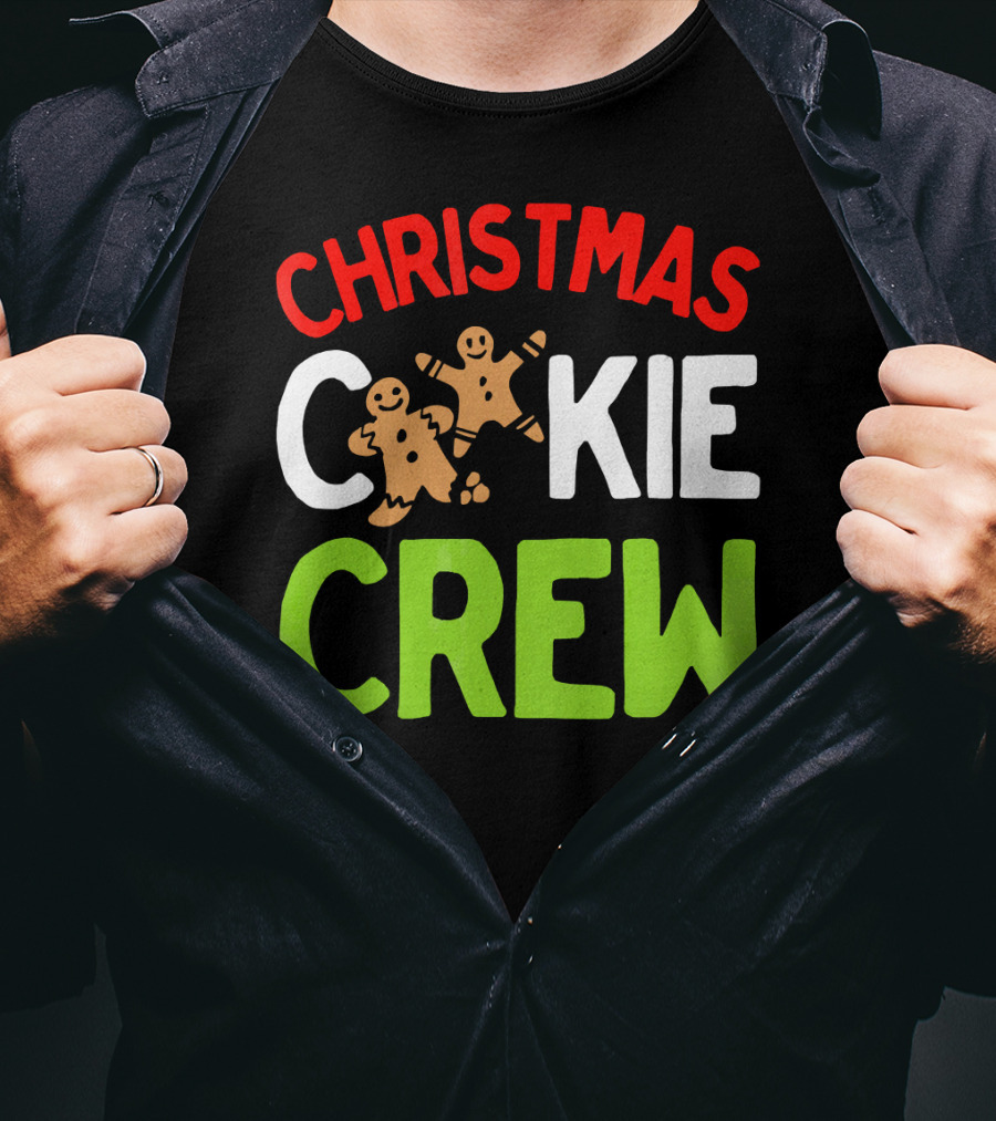 Christmas Cookie Crew With Gingerbread Iconic Festive T-Shirt