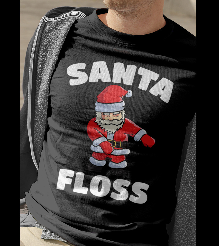 Santa Floss Dance Christmas Moves T-Shirt