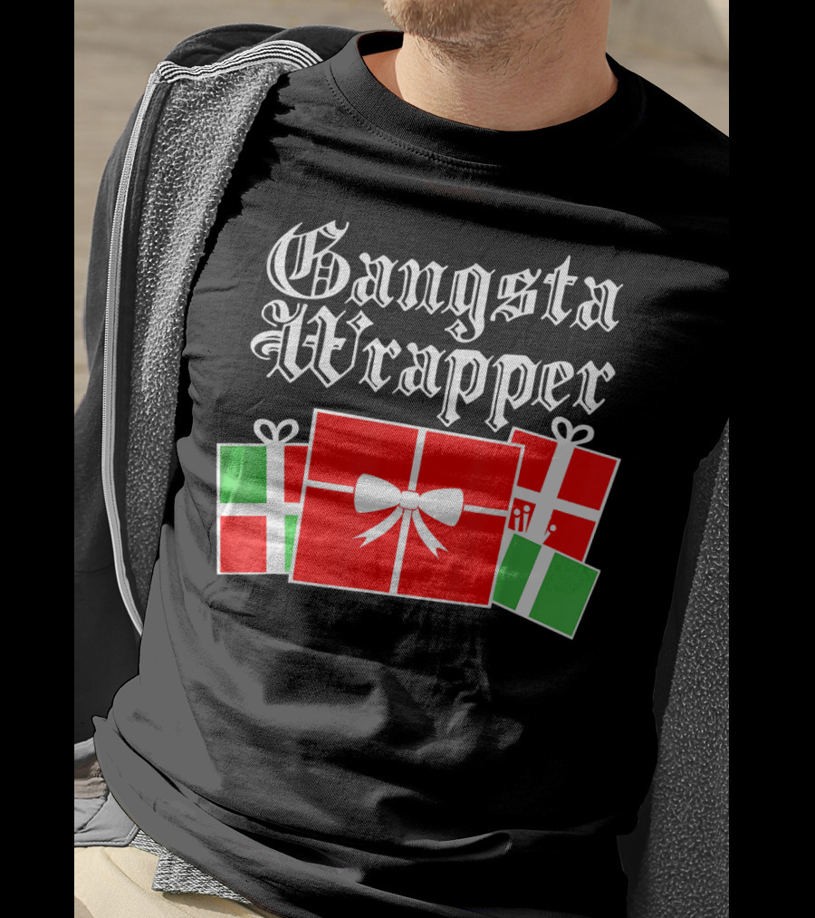 Gangsta Wrapper Christmas Gift Boxes T-Shirt