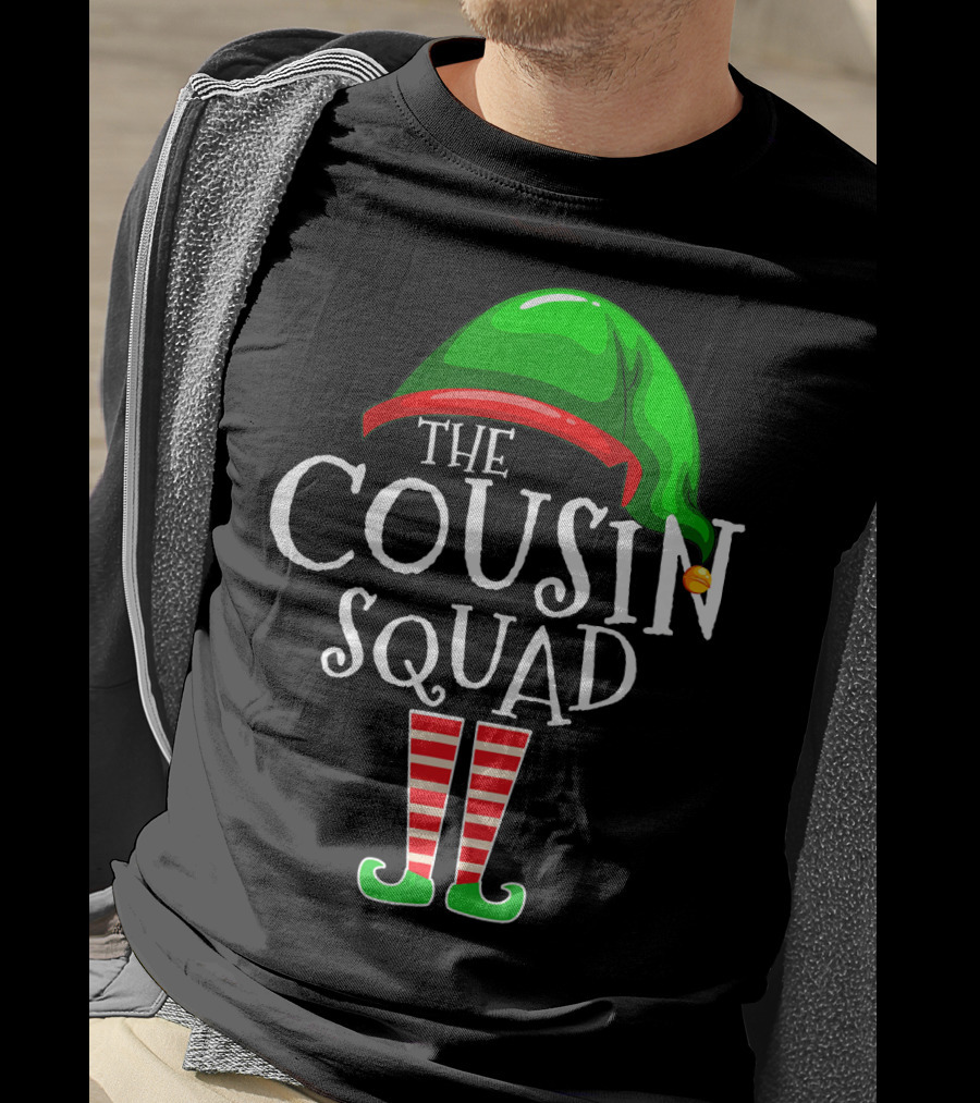 The Cousin Squad Elf Family Matching Group T-Shirt
