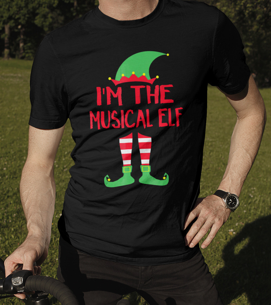 I'm The Musical Elf Matching Family Christmas Pajama Party T-Shirt