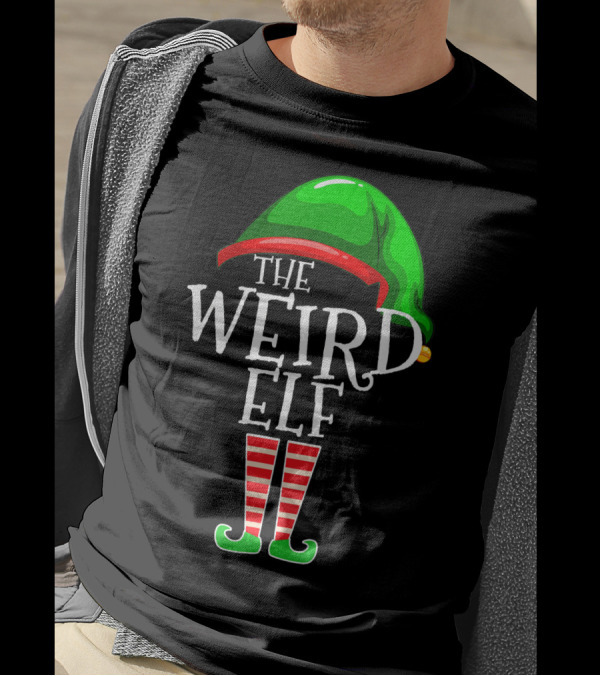 The Weird Elf Green Hat And Striped Legs T-Shirt