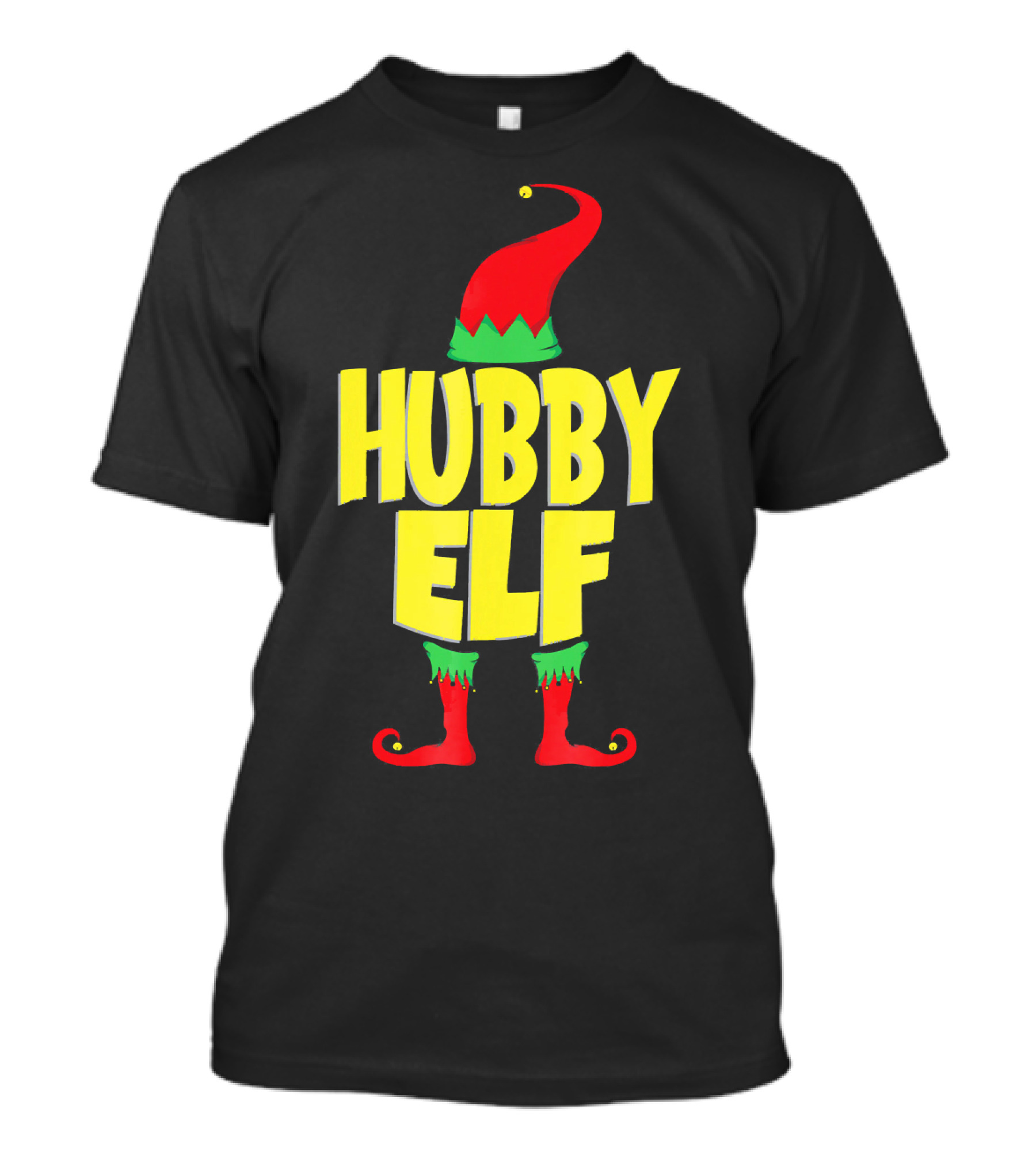 Hubby Elf Christmas Cute Cou T-Shirt