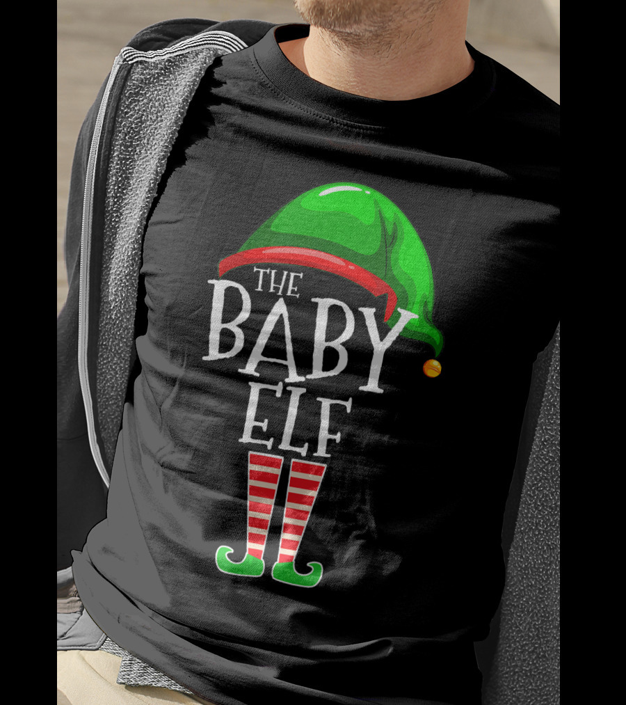 The Baby Elf Group Matching Family Christmas T-Shirt