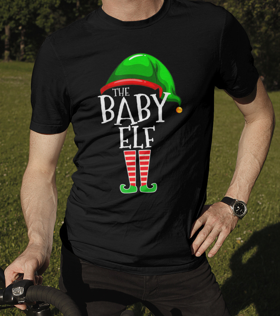 The Baby Elf Group Matching Family Christmas T-Shirt