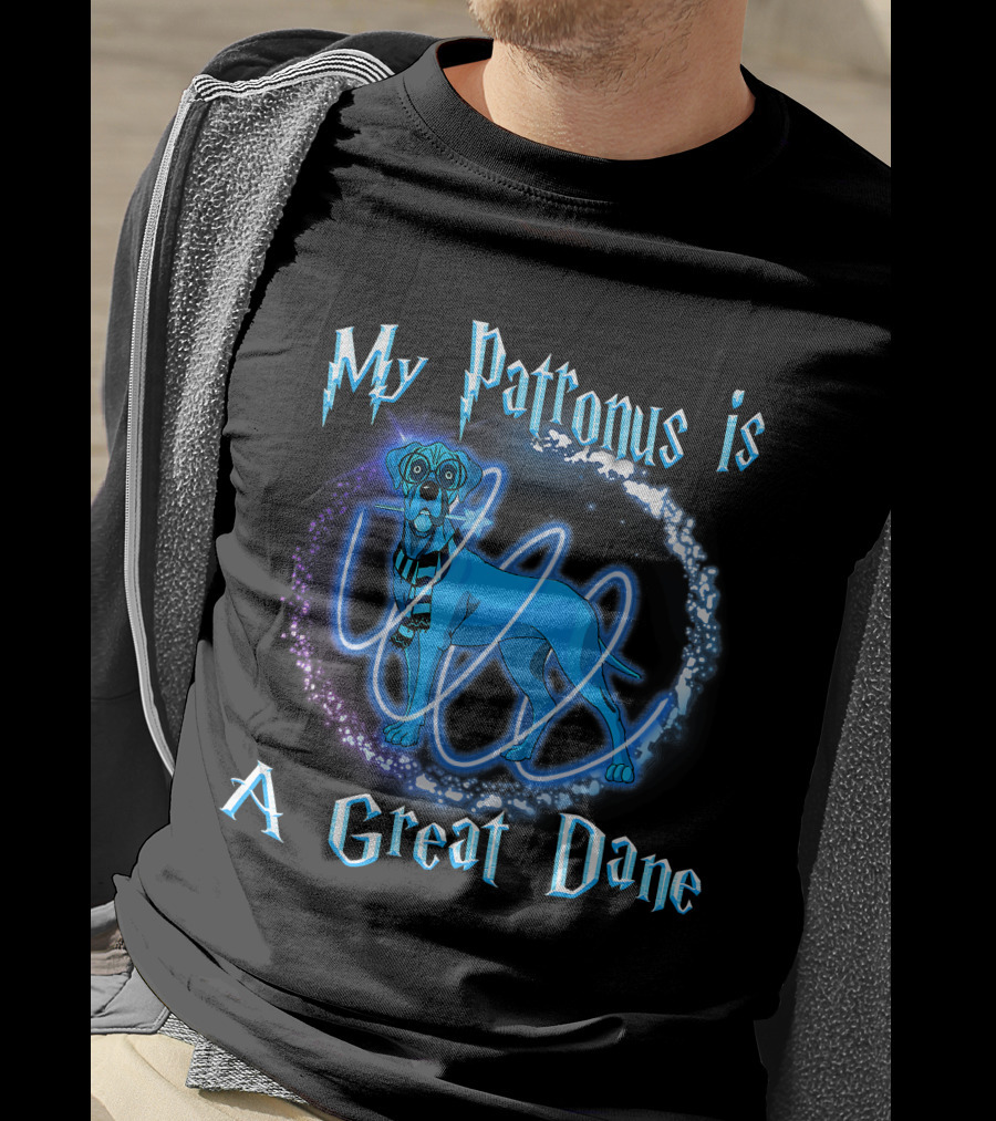 My Patronus Is A Great Dane Magical Dog T-Shirt