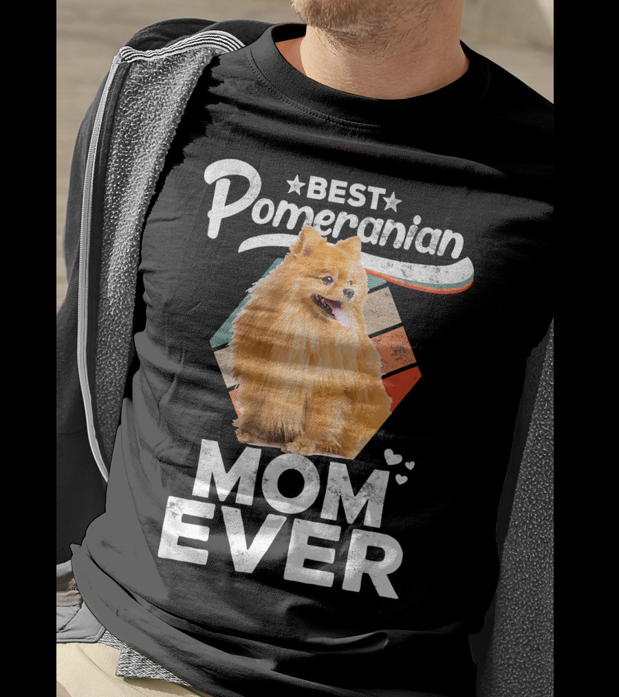 Best Pomeranian Mom Ever Pomeranian Lovers T-Shirt