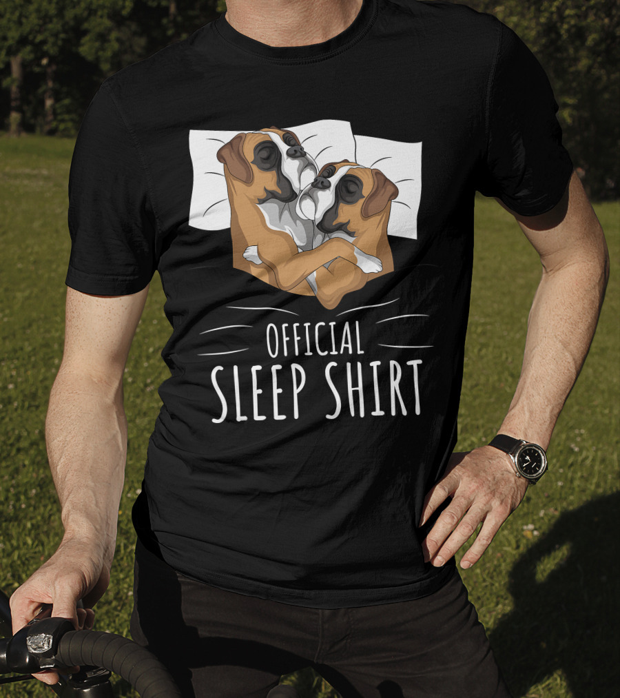 Boxer Dog Official Sleep T-Shirt