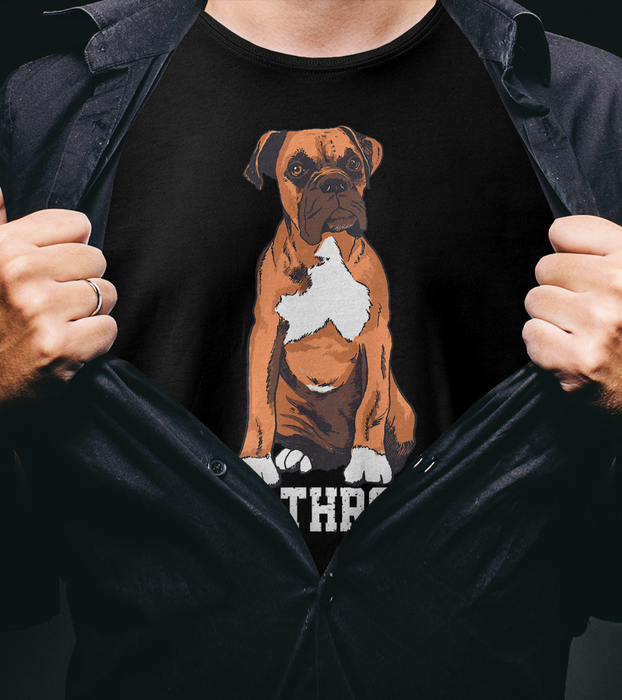 Boxer Love Just Throw It Play Fetch Dog Tennis Ball T-Shirt