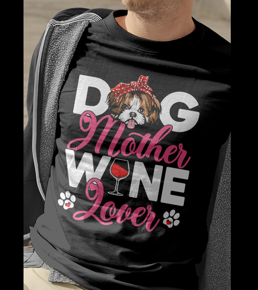 Cute Shih Tzu Dog Mother Lover T-Shirt