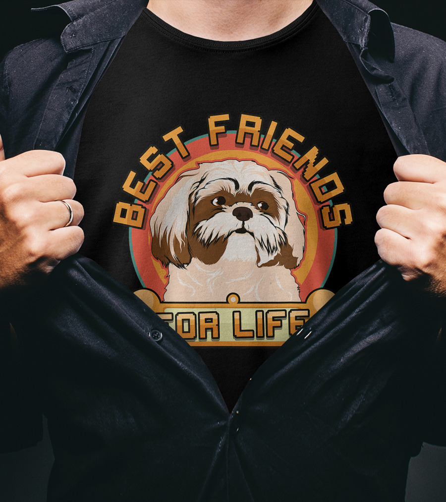Shih Tzu Best Friends For Life T-Shirt