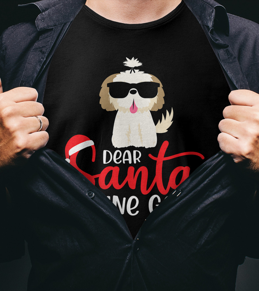 Shih Tzu Santa Define Good Dog Christmas Love T-Shirt