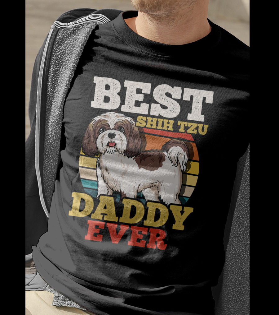Best Shih Tzu Daddy Ever T-Shirt
