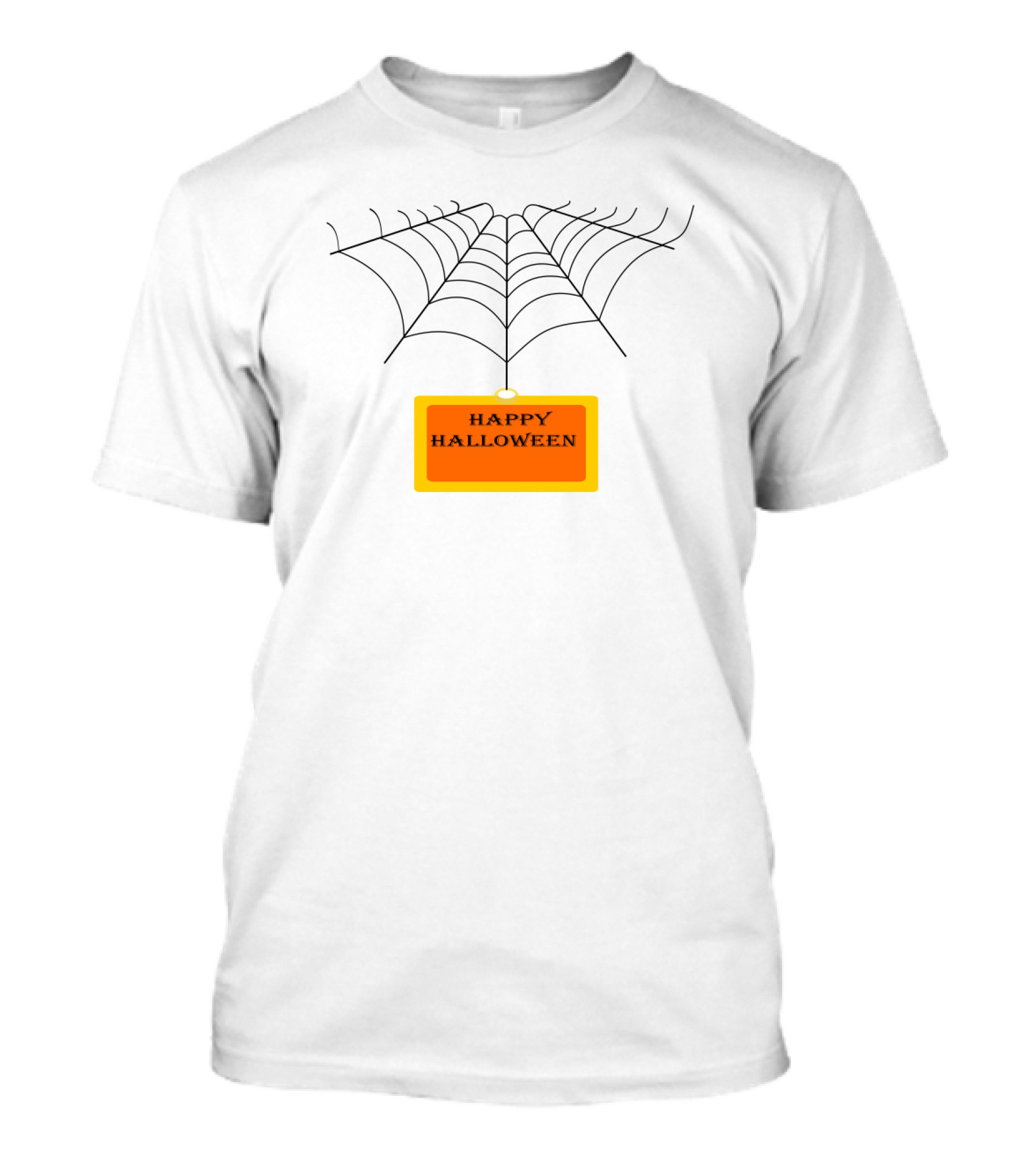 Happy Halloween Spiderwebs T-Shirt