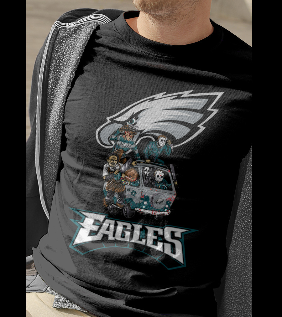 Eagles Horror Movies Edition Van Mashup T-Shirt