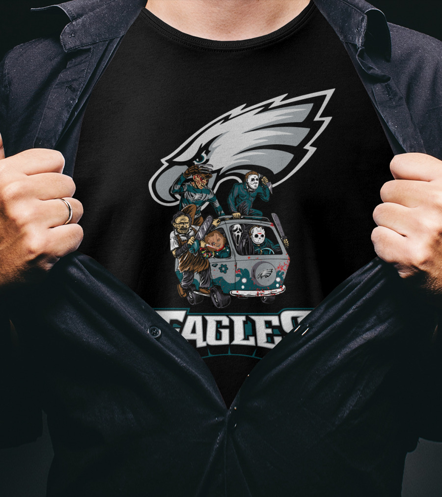 Eagles Horror Movies Edition Van Mashup T-Shirt