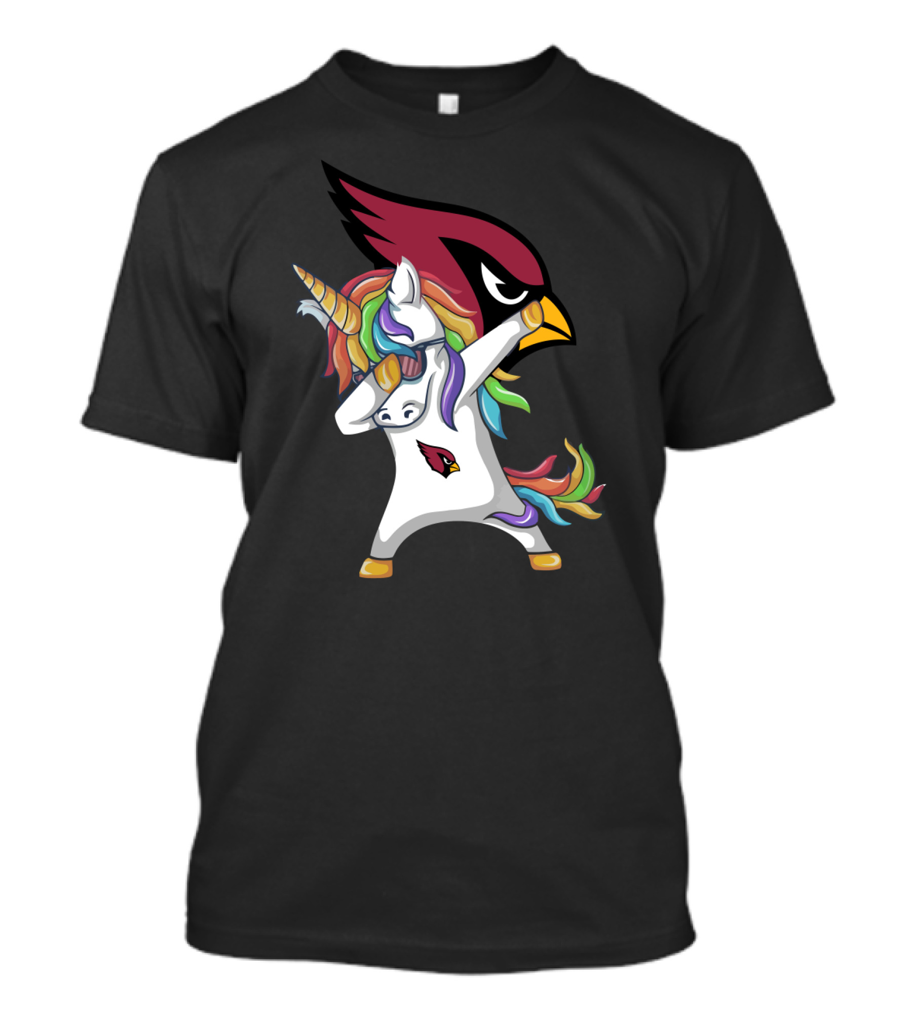 Arizona Cardinals Dabbing Unicorn T-Shirt