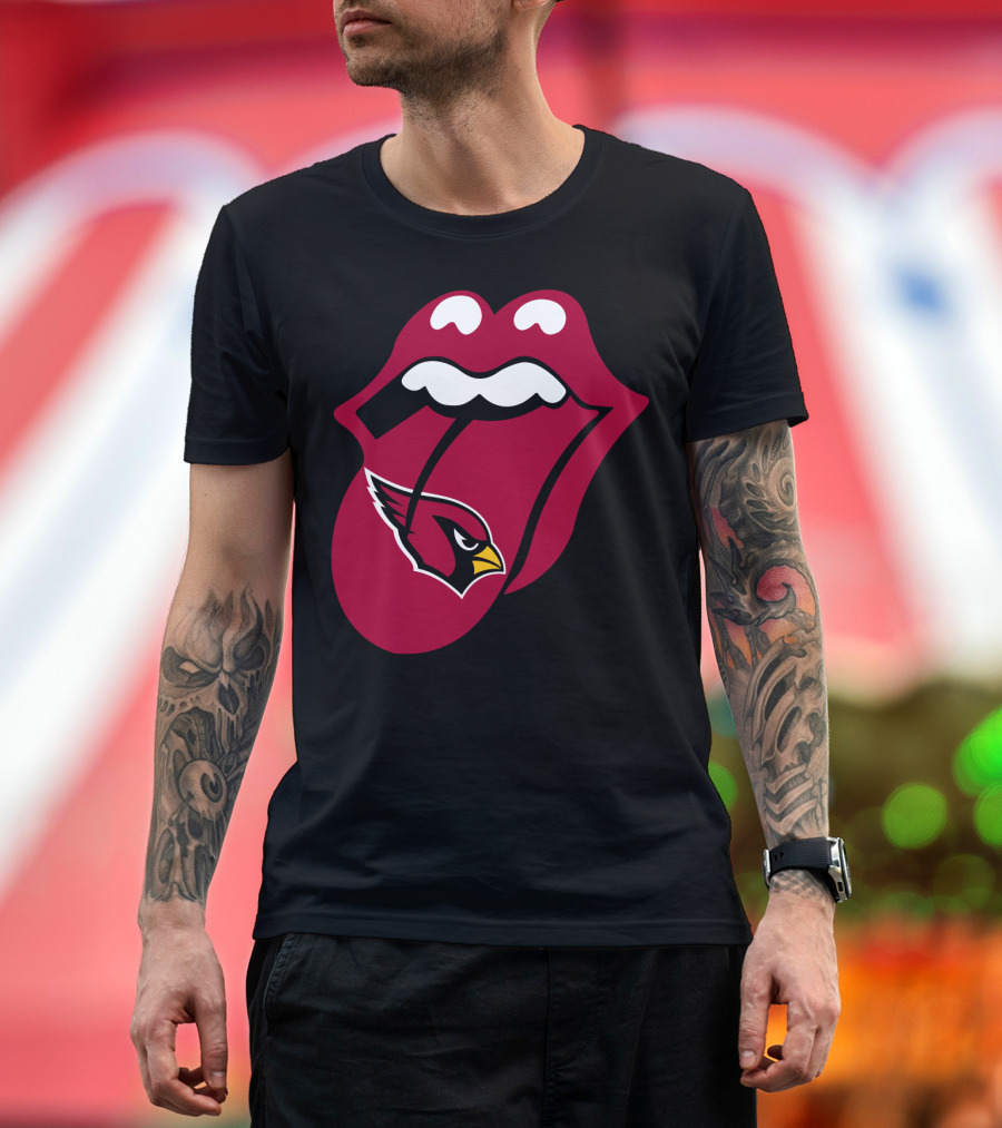 Arizona Cardinals Logo Tongue Icon T-Shirt