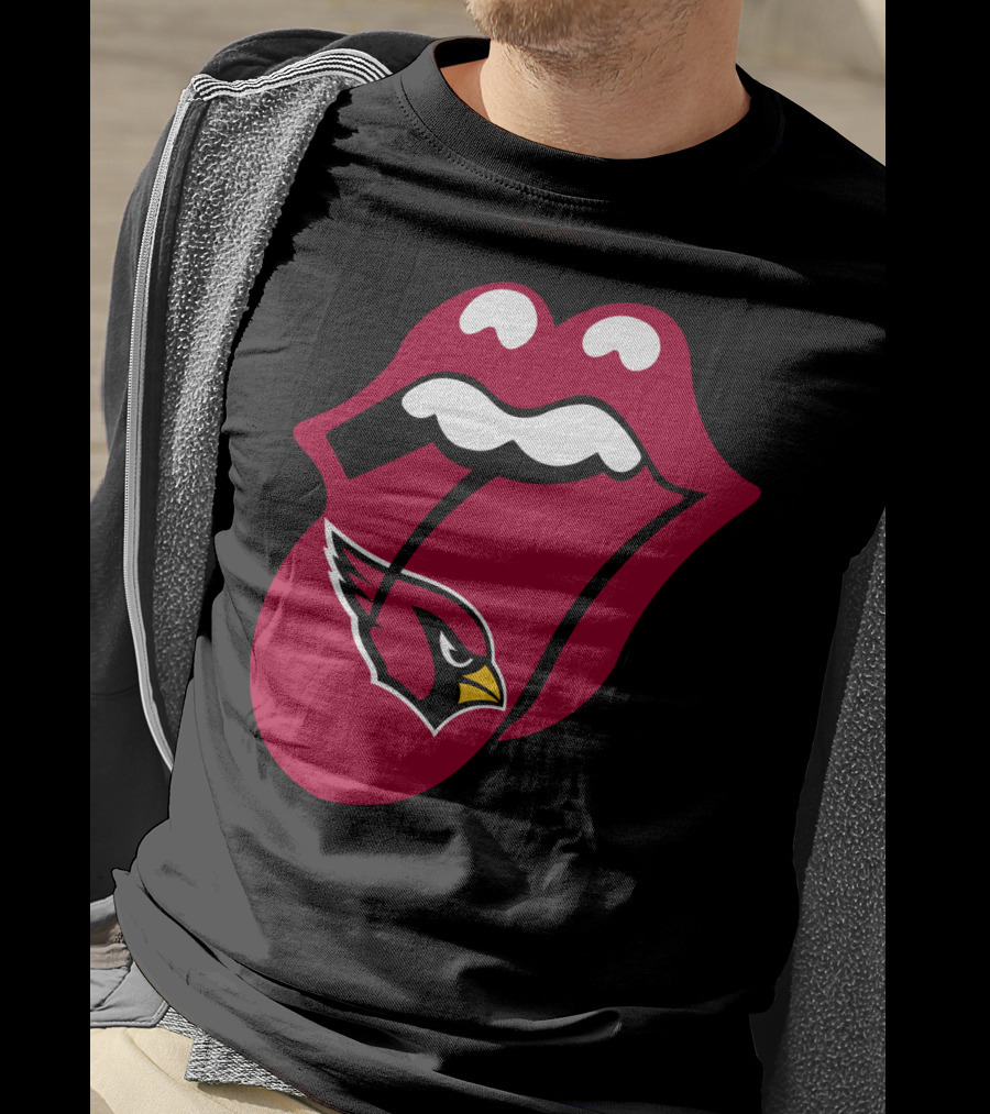 Arizona Cardinals Logo Tongue Icon T-Shirt