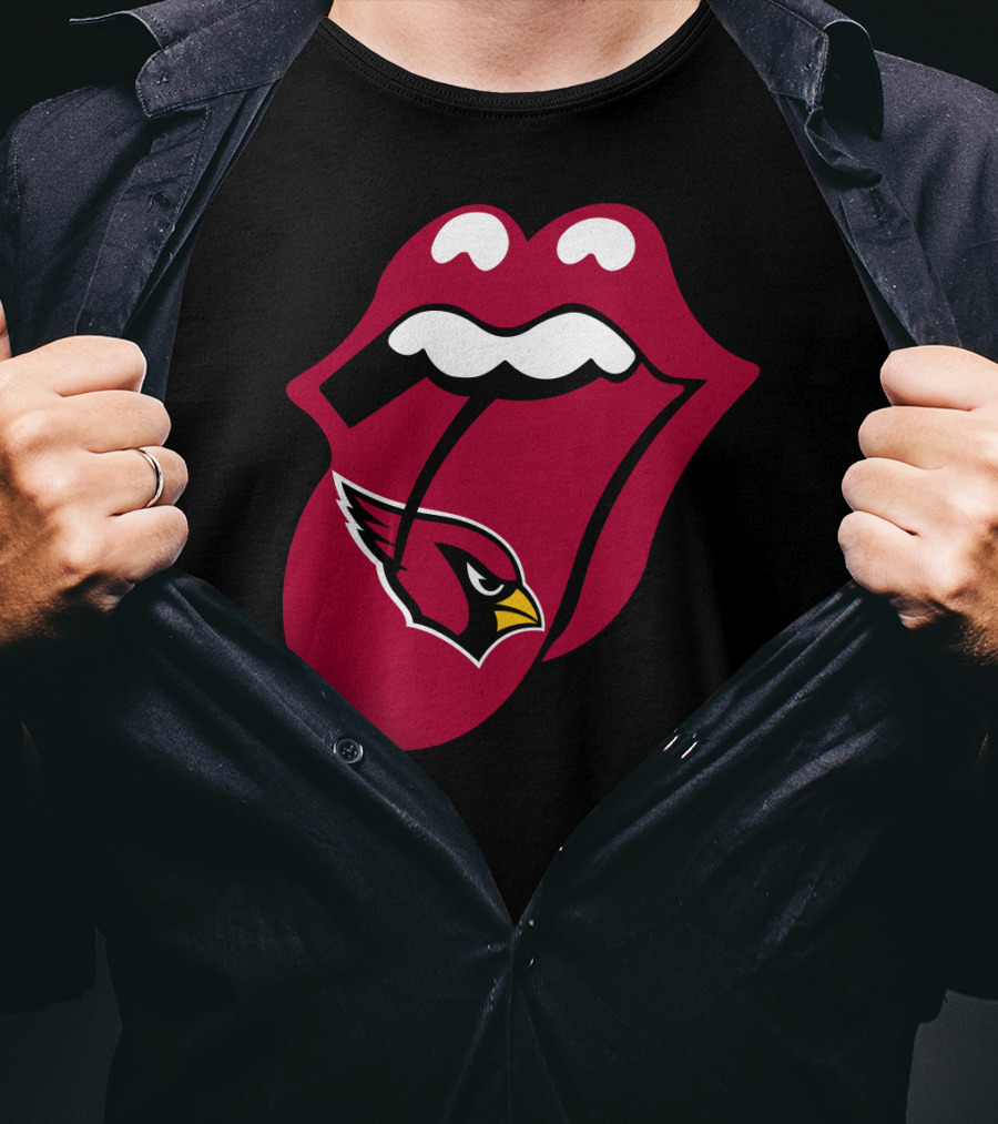 Arizona Cardinals Logo Tongue Icon T-Shirt