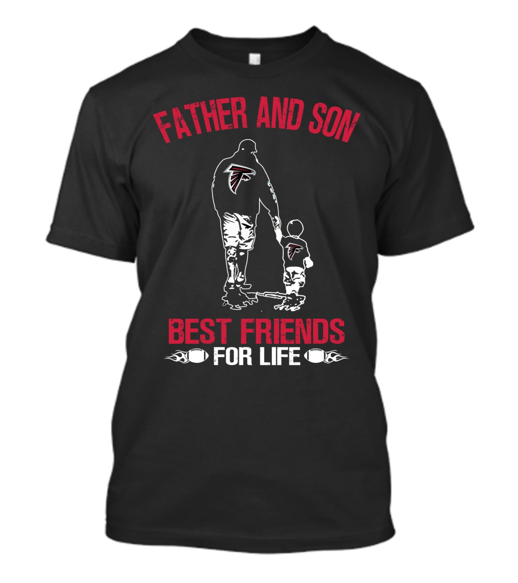 Father And Son Atlanta Falcons Best Friends For Life T-Shirt