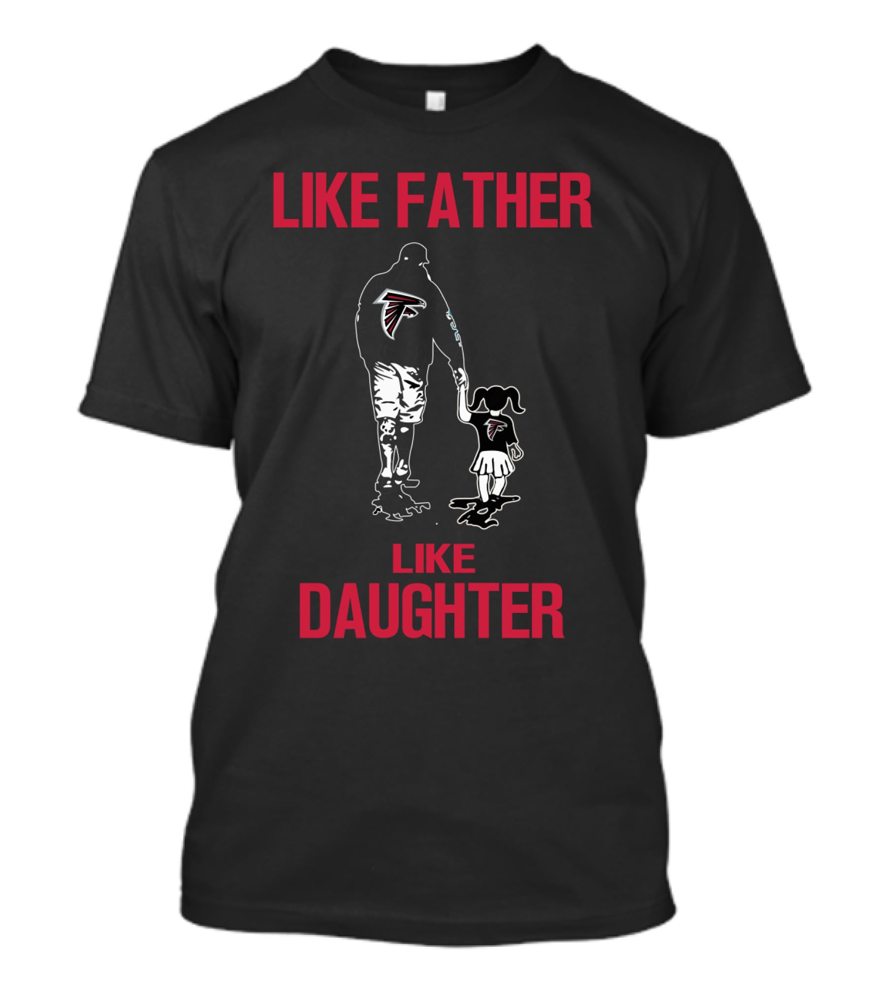 Atlanta Falcons Like Father Like Daughter T-Shirt