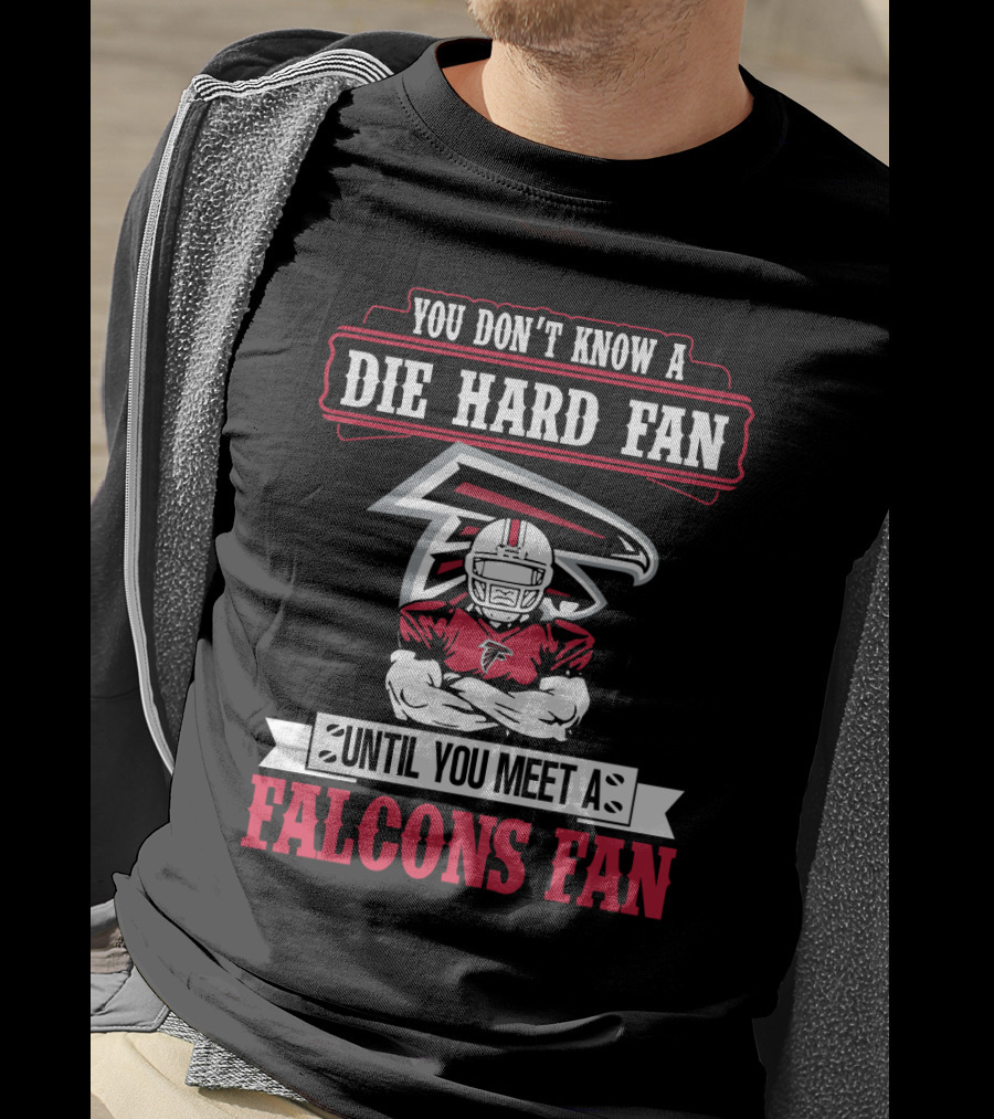 You Don't Know A Die Hard Fan Until You Meet A Falcons Fan Atlanta Falcons T-Shirt