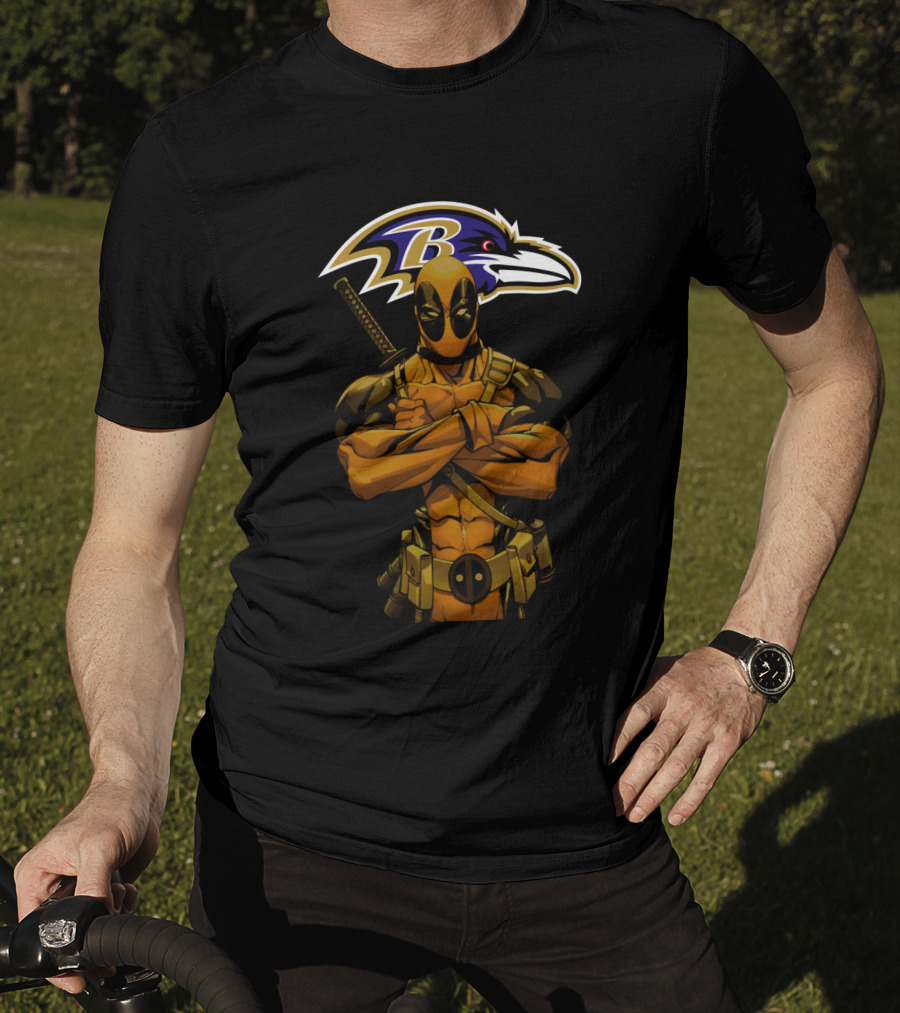 Baltimore Ravens Character Crossover T-Shirt