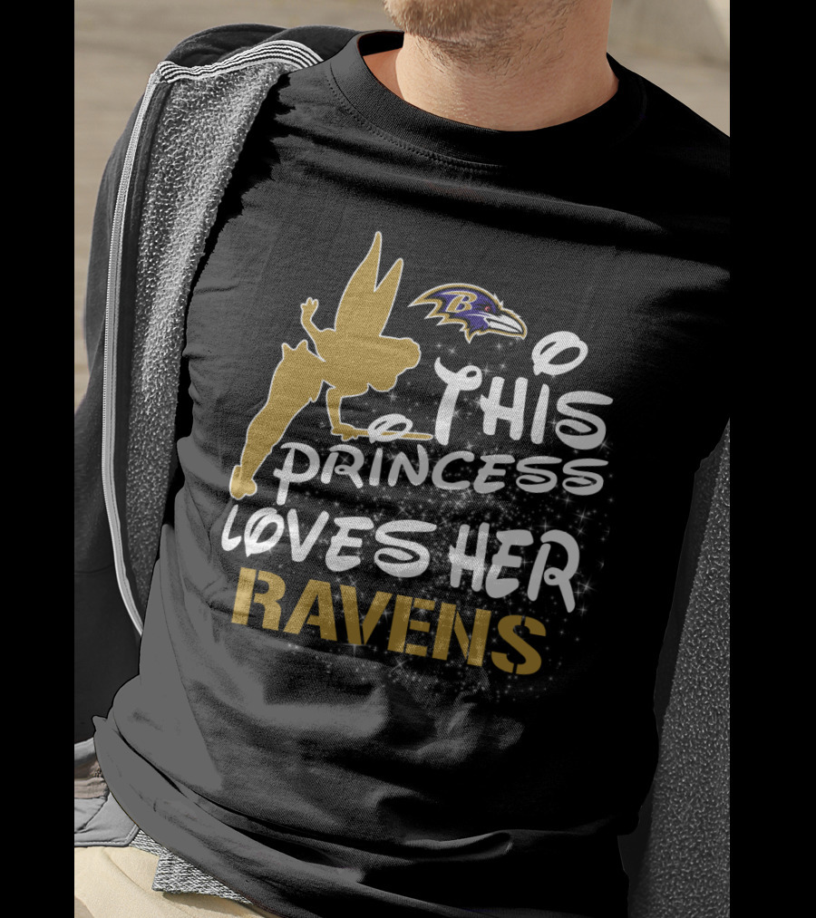 Baltimore Ravens This Princess Loves Her Ravens T-Shirt