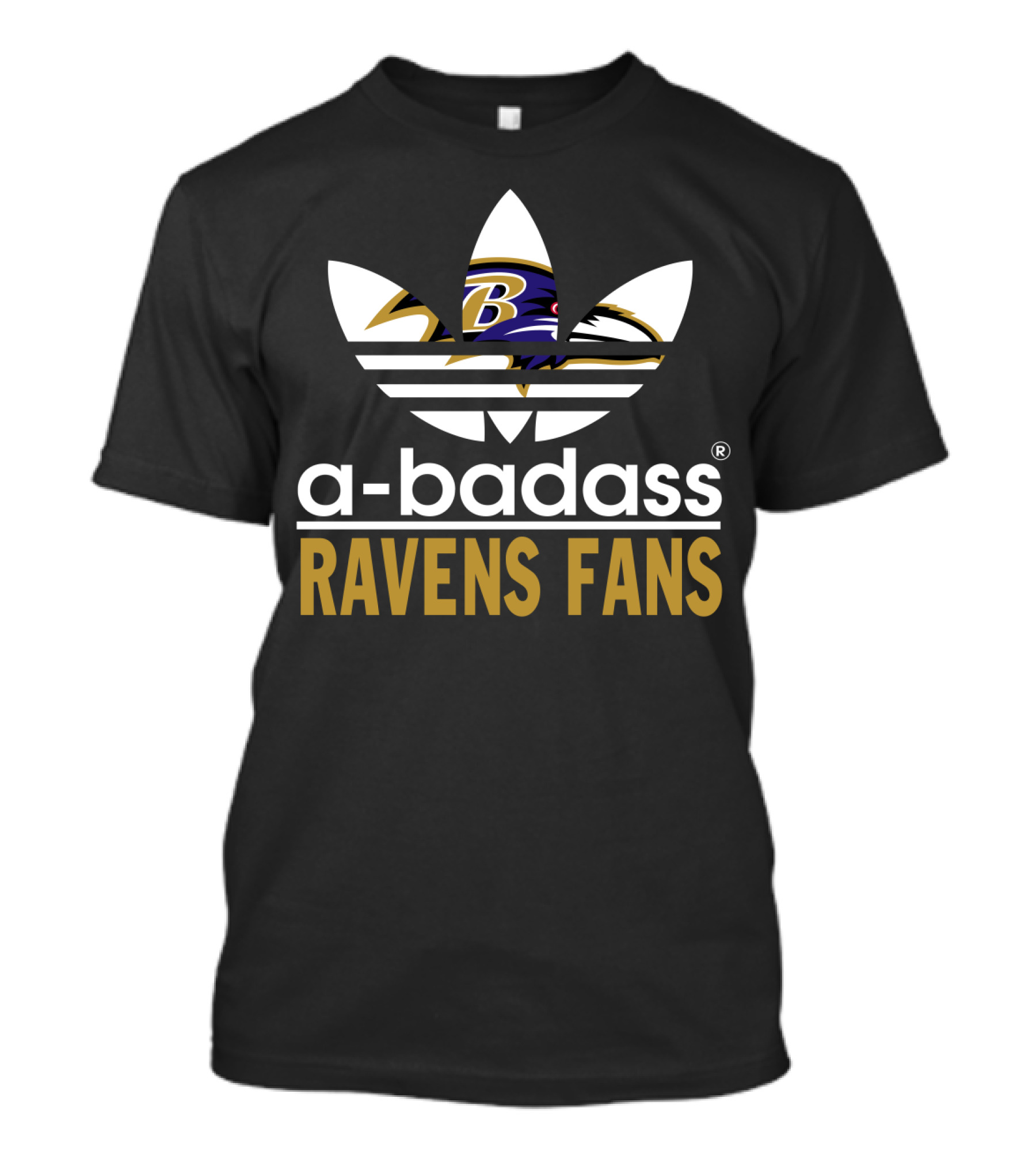 A-Badass Ravens Fans Baltimore Ravens T-Shirt