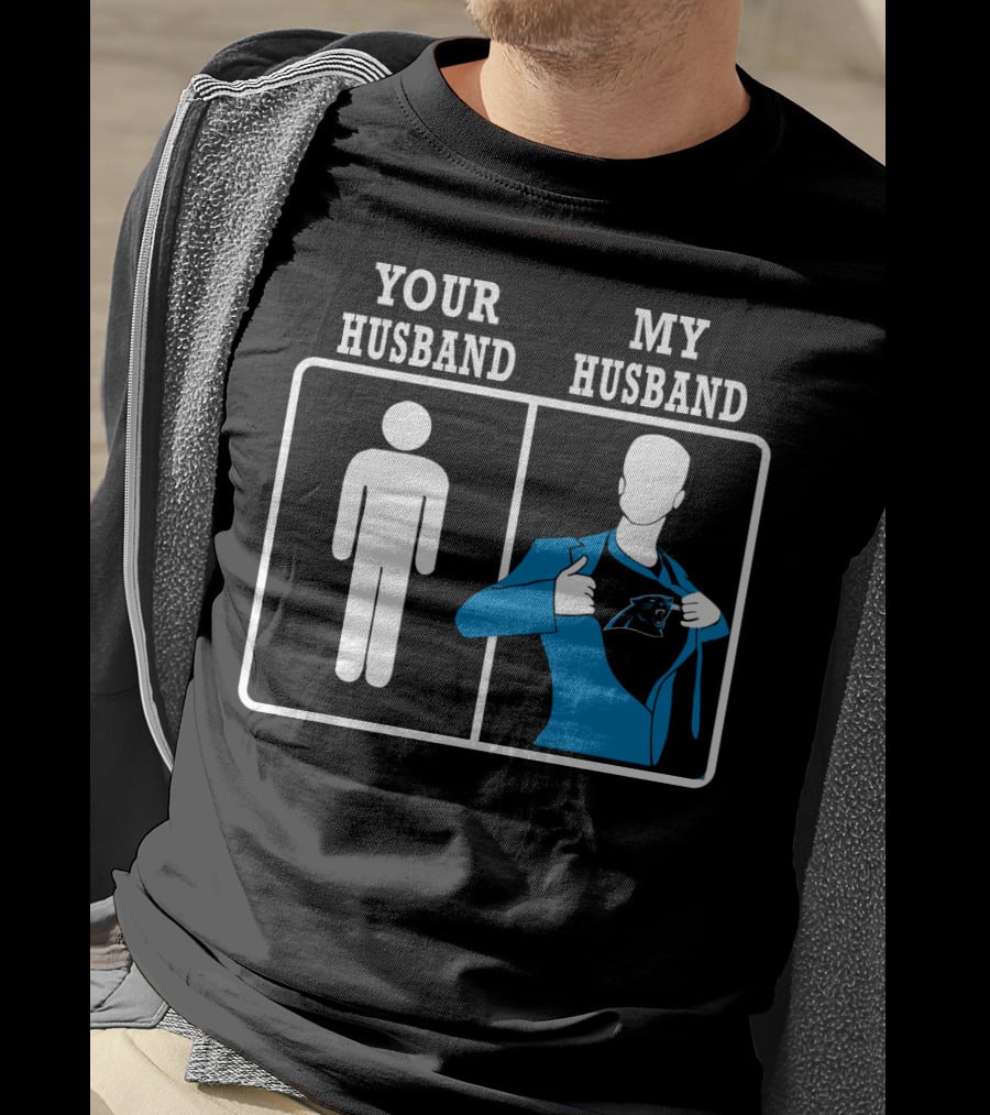 Your Husband My Husband Carolina Panthers T-Shirt