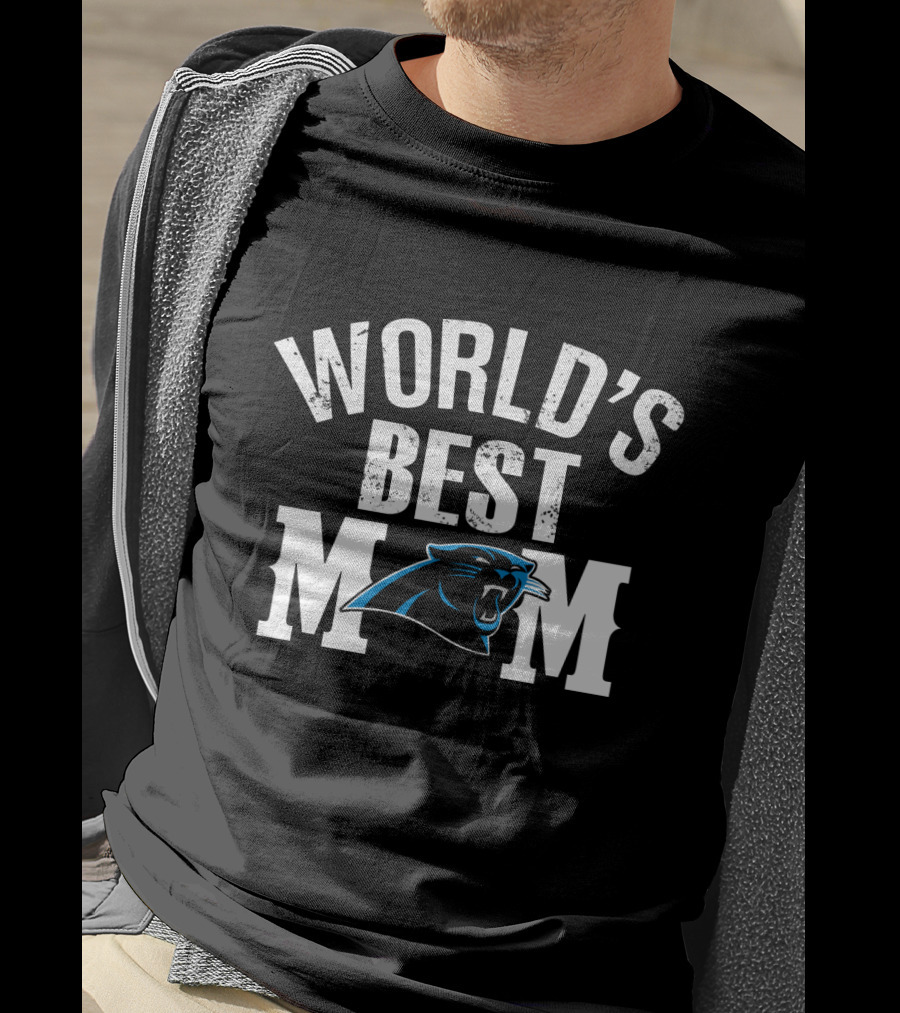 World's Best Mom Carolina Panthers T-Shirt