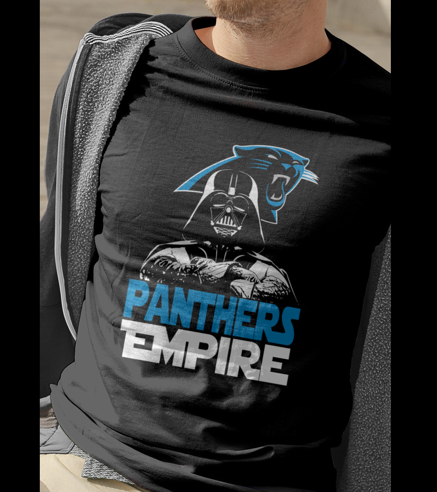 Panthers Empire Carolina Panthers Darth Vader T-Shirt