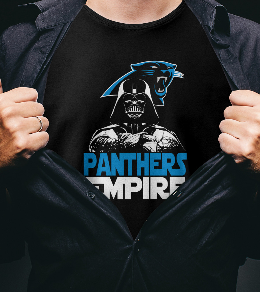 Panthers Empire Carolina Panthers Darth Vader T-Shirt