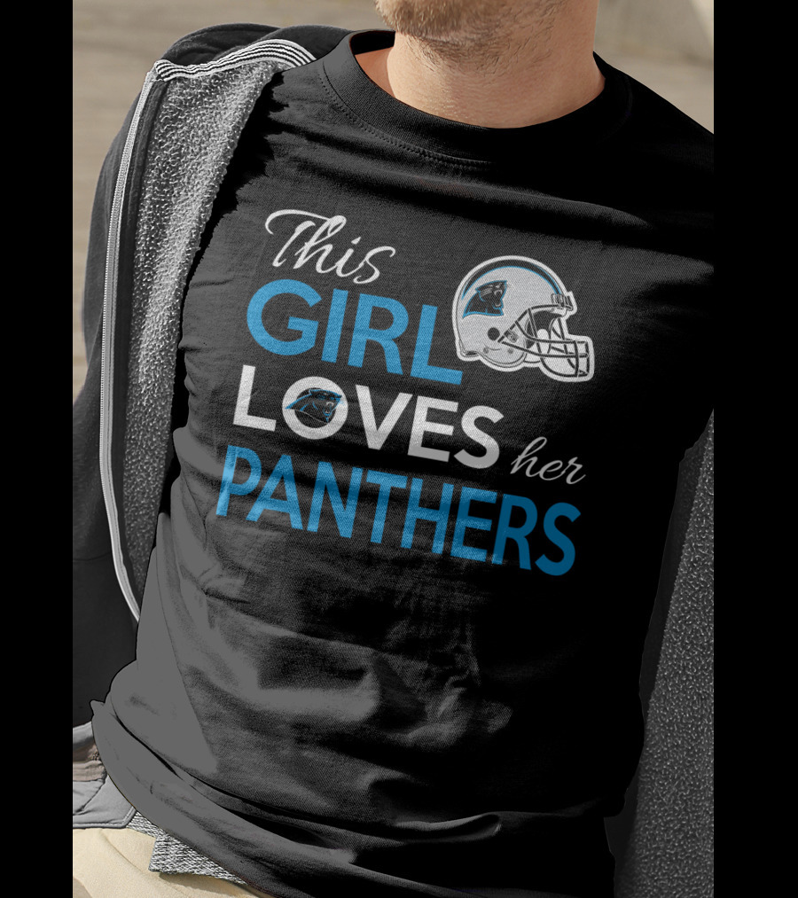 This Girl Loves Her Carolina Panthers T-Shirt