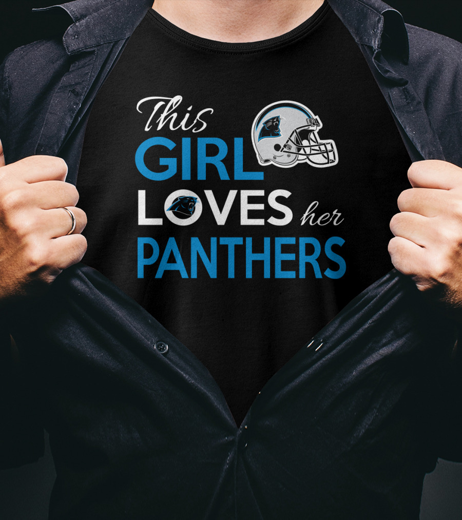 This Girl Loves Her Carolina Panthers T-Shirt