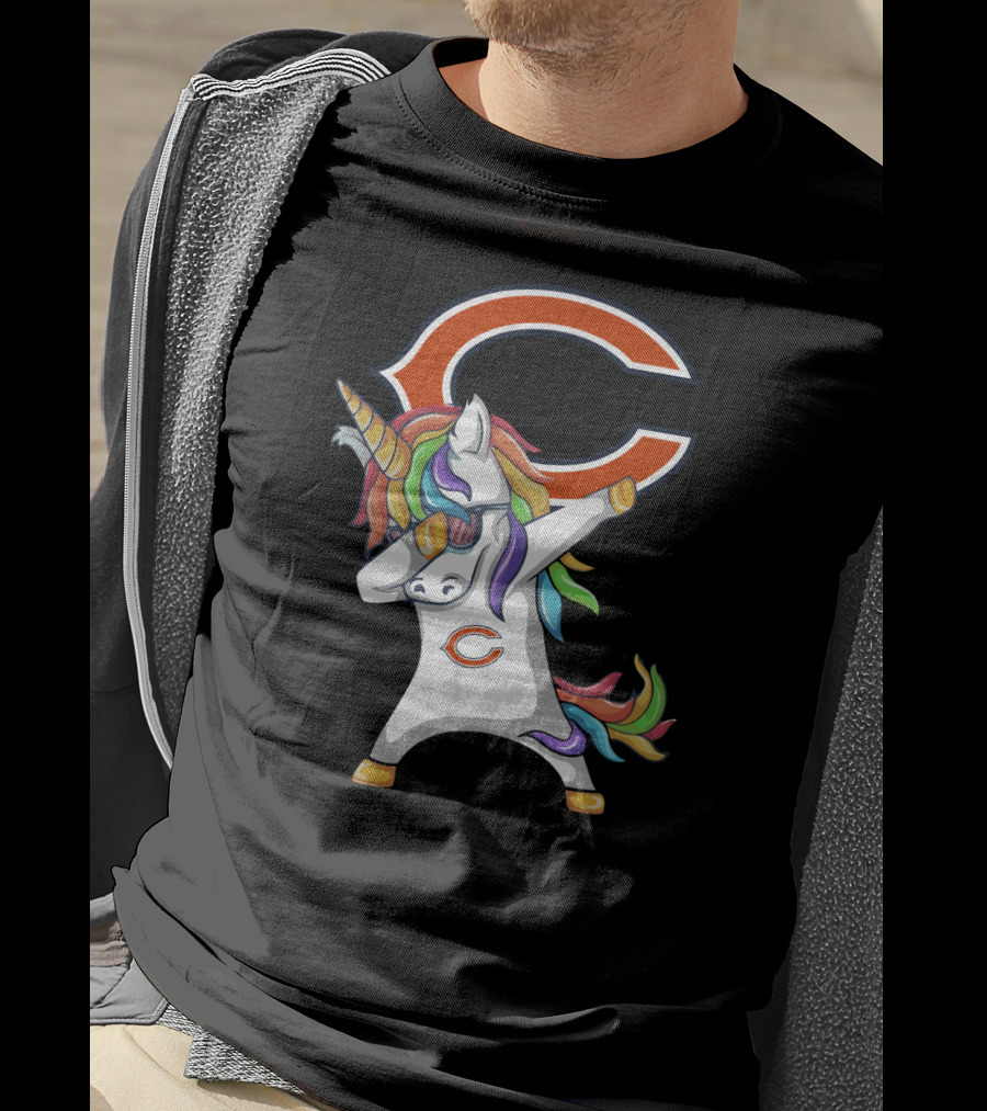 Chicago Bears Unicorn Dab T-Shirt