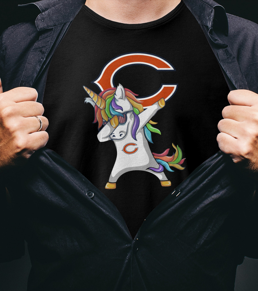 Chicago Bears Unicorn Dab T-Shirt
