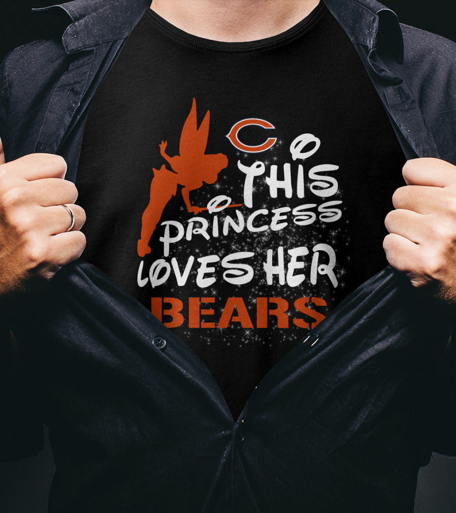 This Princess Loves Her Chicago Bears T-Shirt