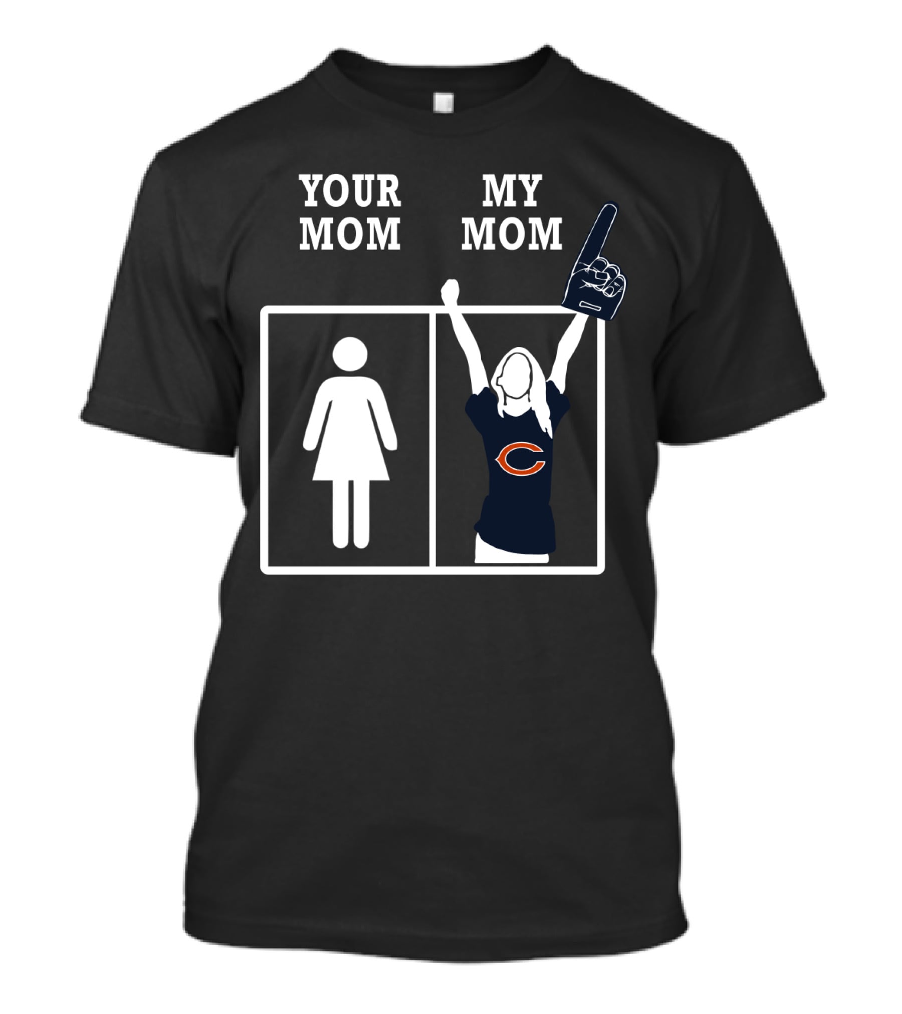 Your Mom My Mom Chicago Bears T-Shirt