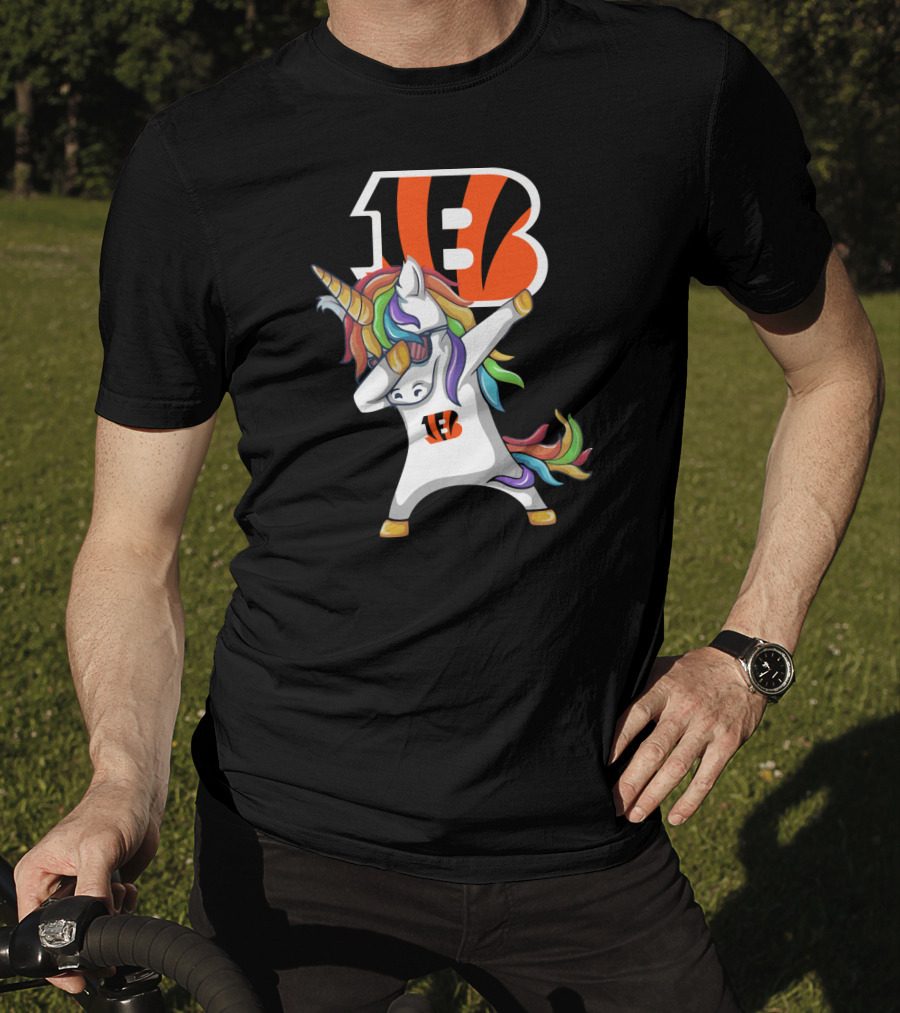 Cincinnati Bengals Dab Unicorn T-Shirt