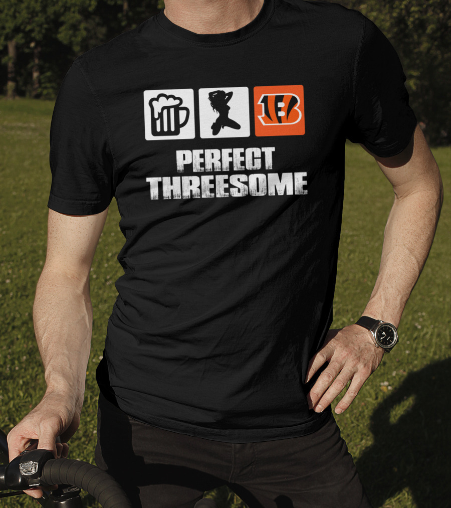 Beer Dance Cincinnati Bengals Perfect Threesome T-Shirt