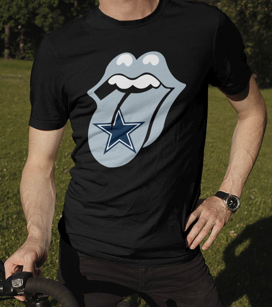 Dallas Cowboys Star With Tongue T-Shirt