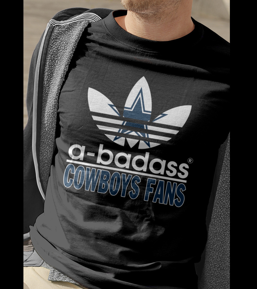 A-Badass Cowboys Fans T-Shirt