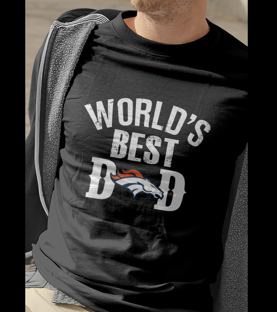World's Best Dad Denver Broncos T-Shirt