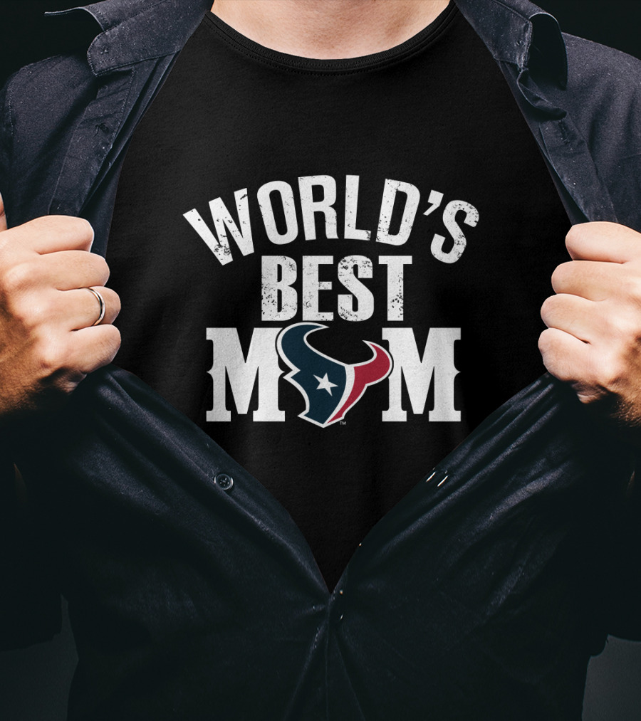 World's Best Mom Houston Texans T-Shirt
